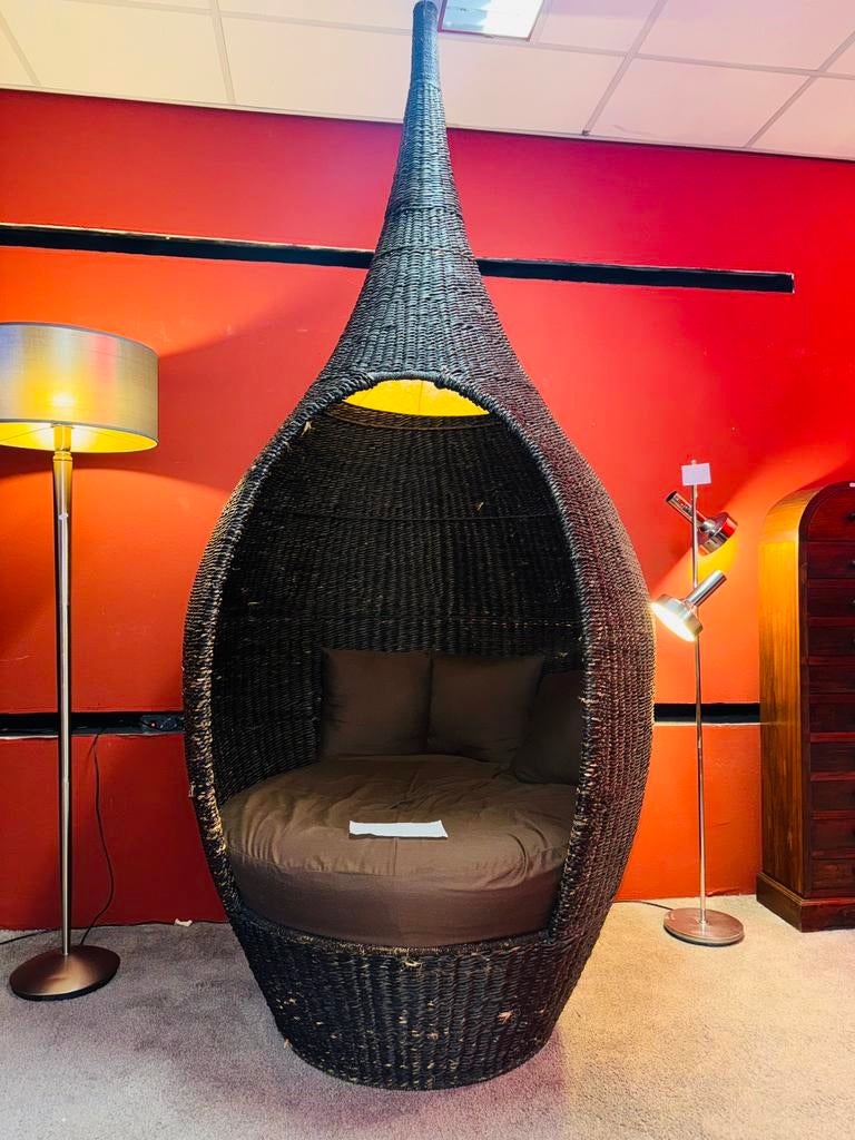 Twee XXXL vintage zitmeubels pod chairs genie in a bottle, Ophalen of Verzenden, A, A, A