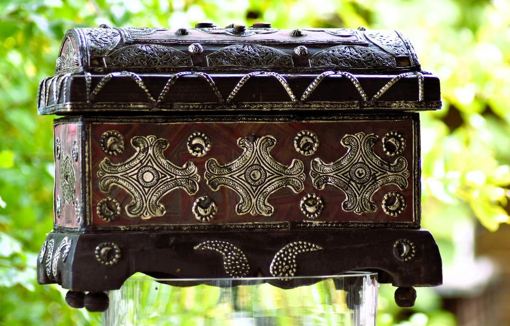 Marokkaanse Vintage Sieraden Kist, Ophalen of Verzenden, Zo goed als nieuw, Minder dan 50 cm, Minder dan 50 cm