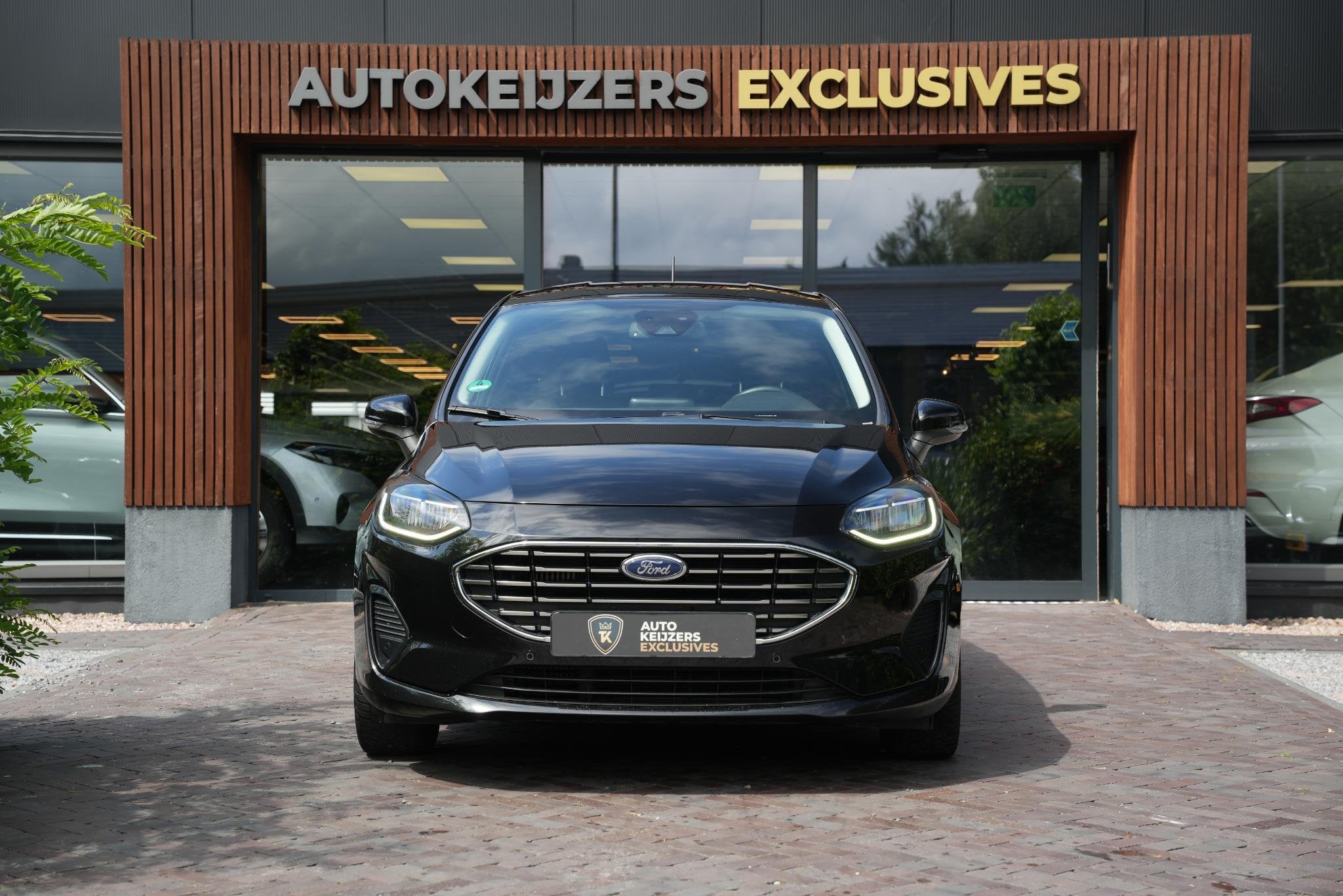 Ford Fiesta 1.0 EcoBoost Hybrid Titanium, Euro 6, Zwart, Bedrijf, Geïmporteerd