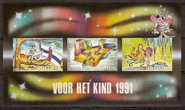 Nederlandse Antillen 990 postfris Kinderpostzegels 1991, Ophalen of Verzenden, Postfris
