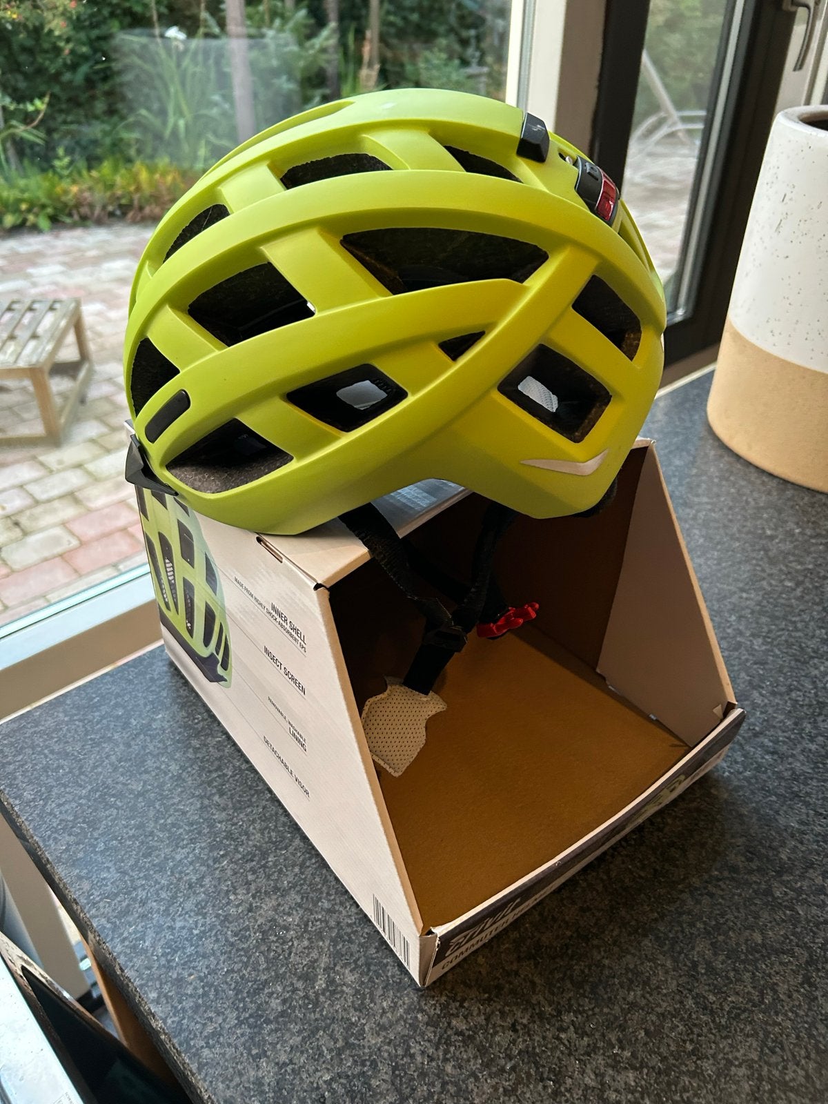 Crivit Commuter Fietshelm M/L (58-61cm) - Neon Geel, Ophalen of Verzenden, Nieuw, Overige maten, Heer of Dame