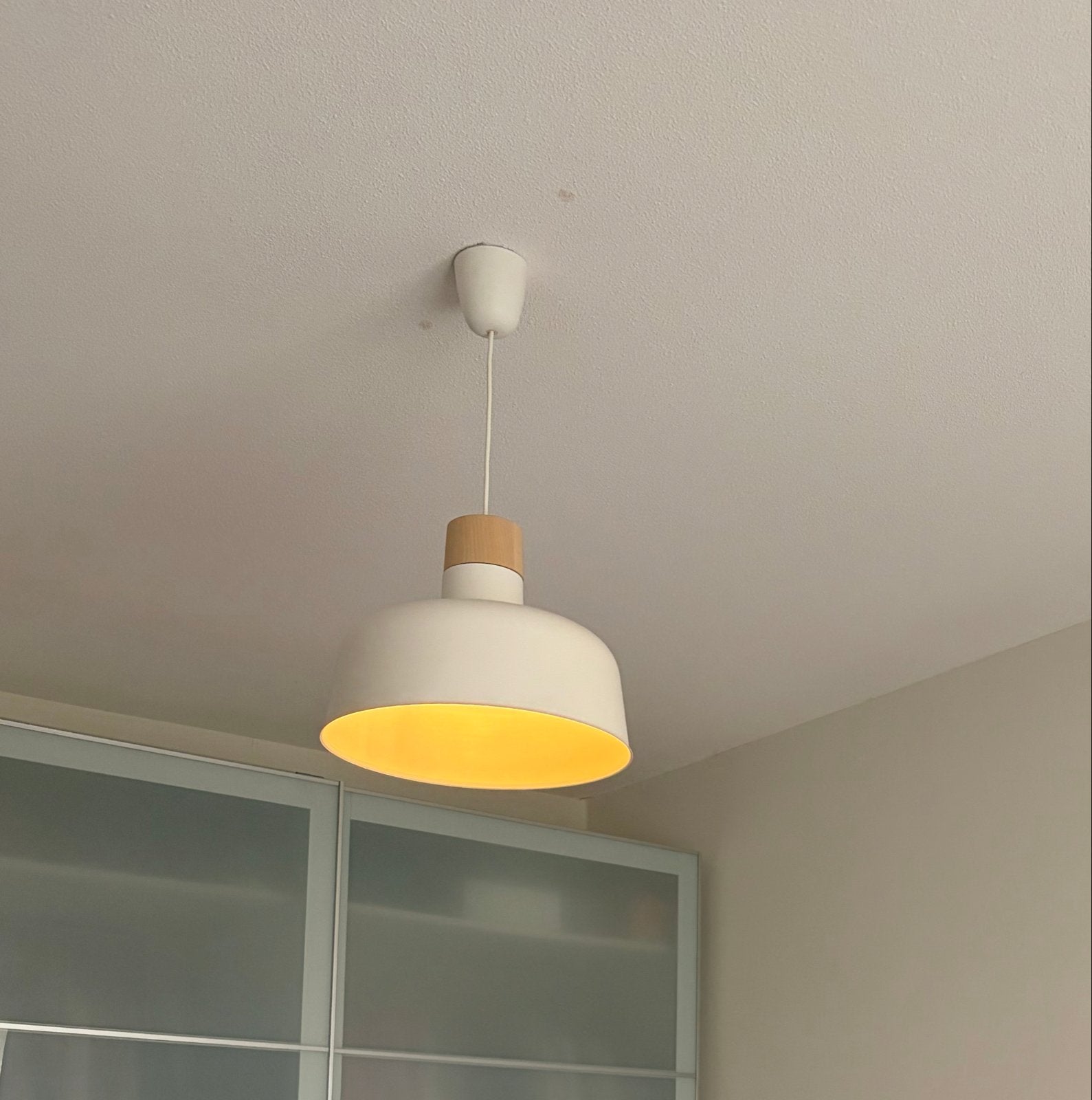 IKEA Bunkeflo hanglamp - Zo goed als nieuw, Huis en Inrichting, Ophalen, Zo goed als nieuw, Metaal