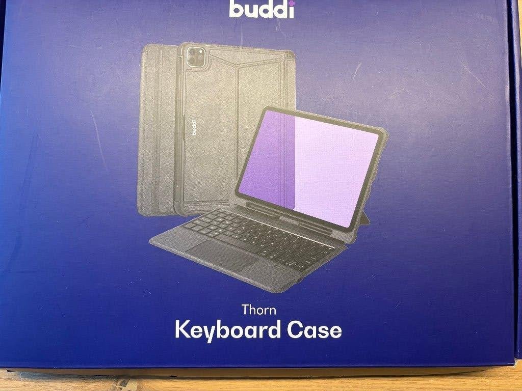 Buddi Thorn key board case voor iPad Pro 12.9 inch, Computers en Software, Nieuw, Draadloos, Qwerty, Ophalen