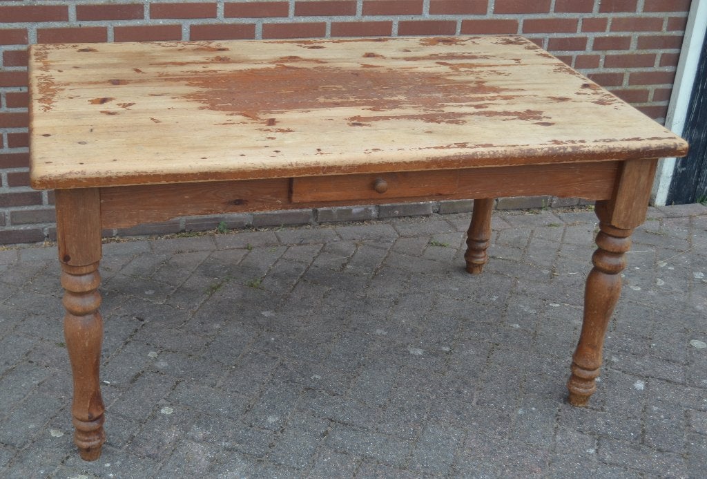 Degelijke eettafel 10 euro!, Ophalen, Gebruikt, 100 tot 150 cm, 50 tot 100 cm