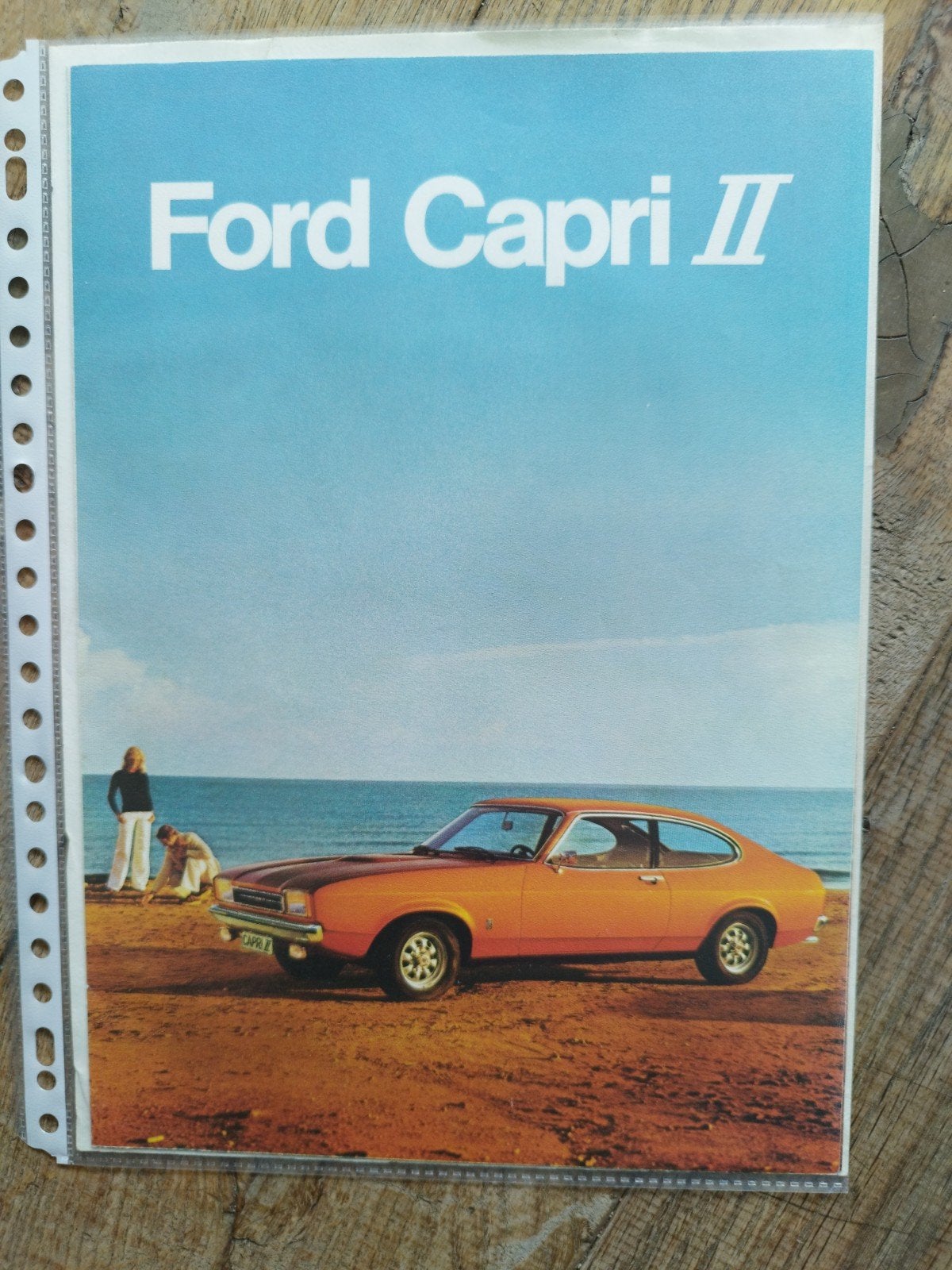 Ford Capri II brochure uit 1974 met prijslijst, Ford, Ophalen of Verzenden, Zo goed als nieuw, Ford