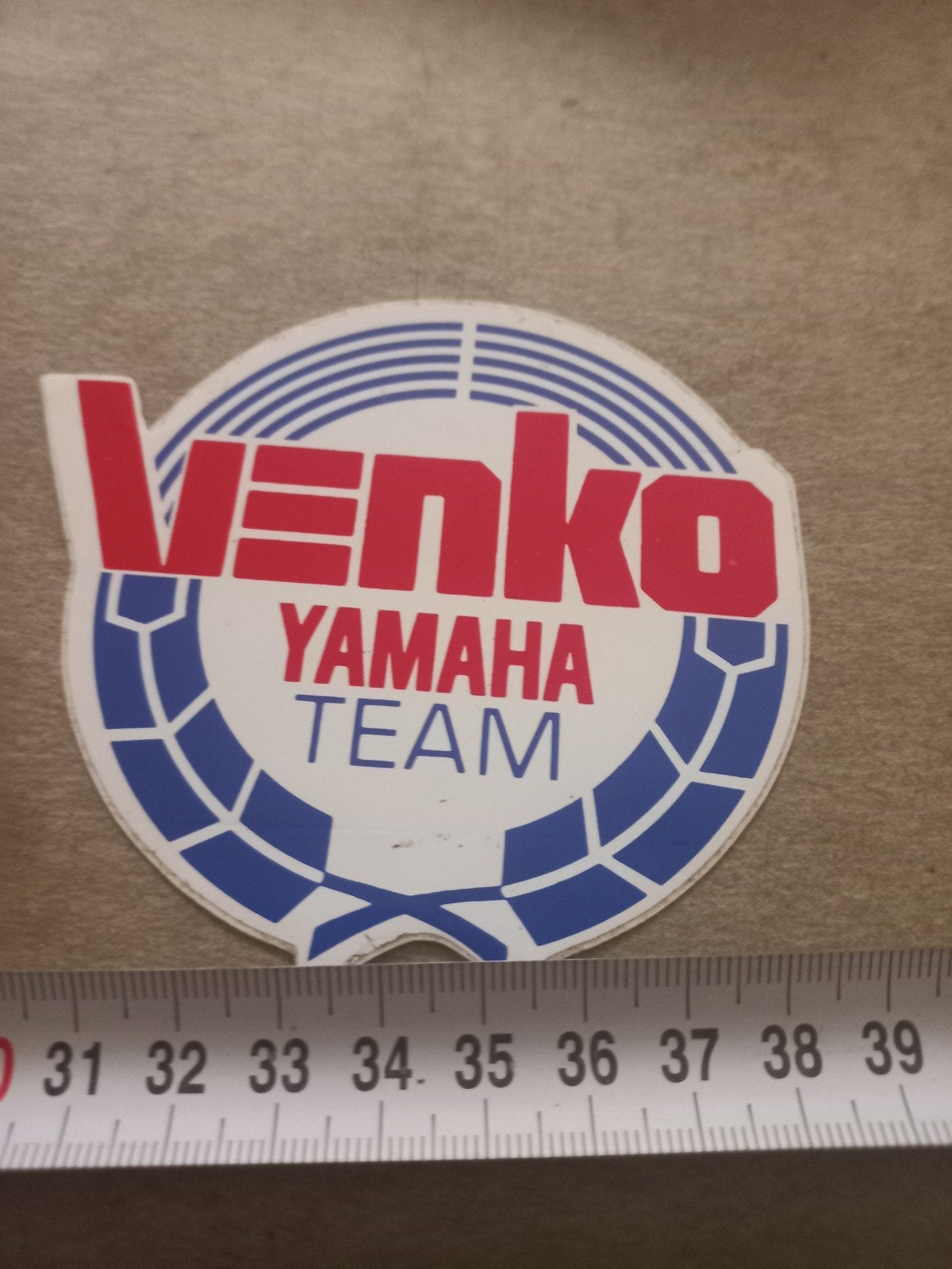 Vintage Venko Yamaha Team Sticker - Zeldzaam verzamelobject, Ophalen of Verzenden