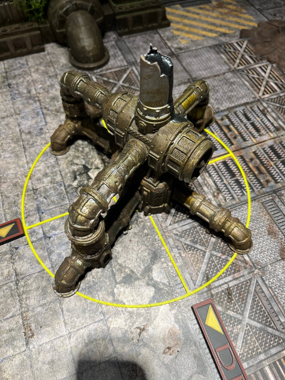 Wargame terrein pomp geschilderd, Gebruikt, Overige soorten, Ophalen of Verzenden, Geverfd