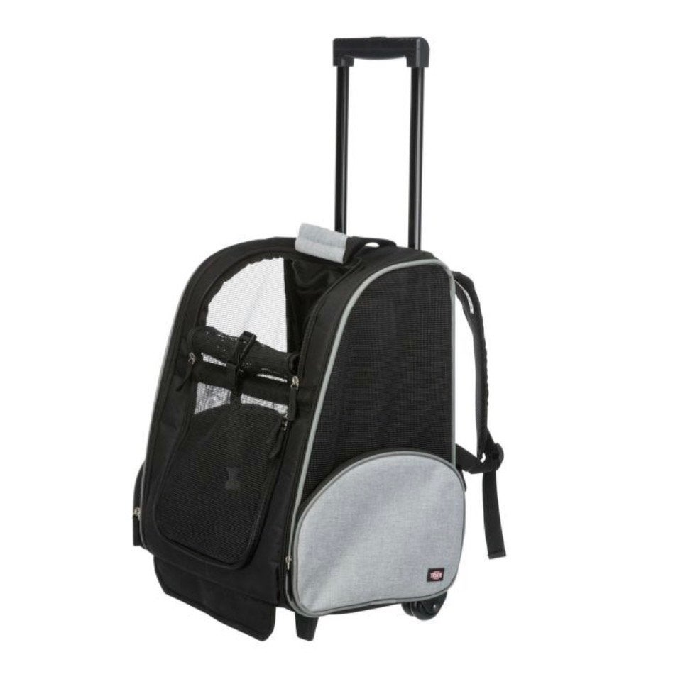 Trixie Hondentrolley 45x32x25 cm zwart tot 8 kg, Dieren en Toebehoren, Ophalen of Verzenden, Zo goed als nieuw