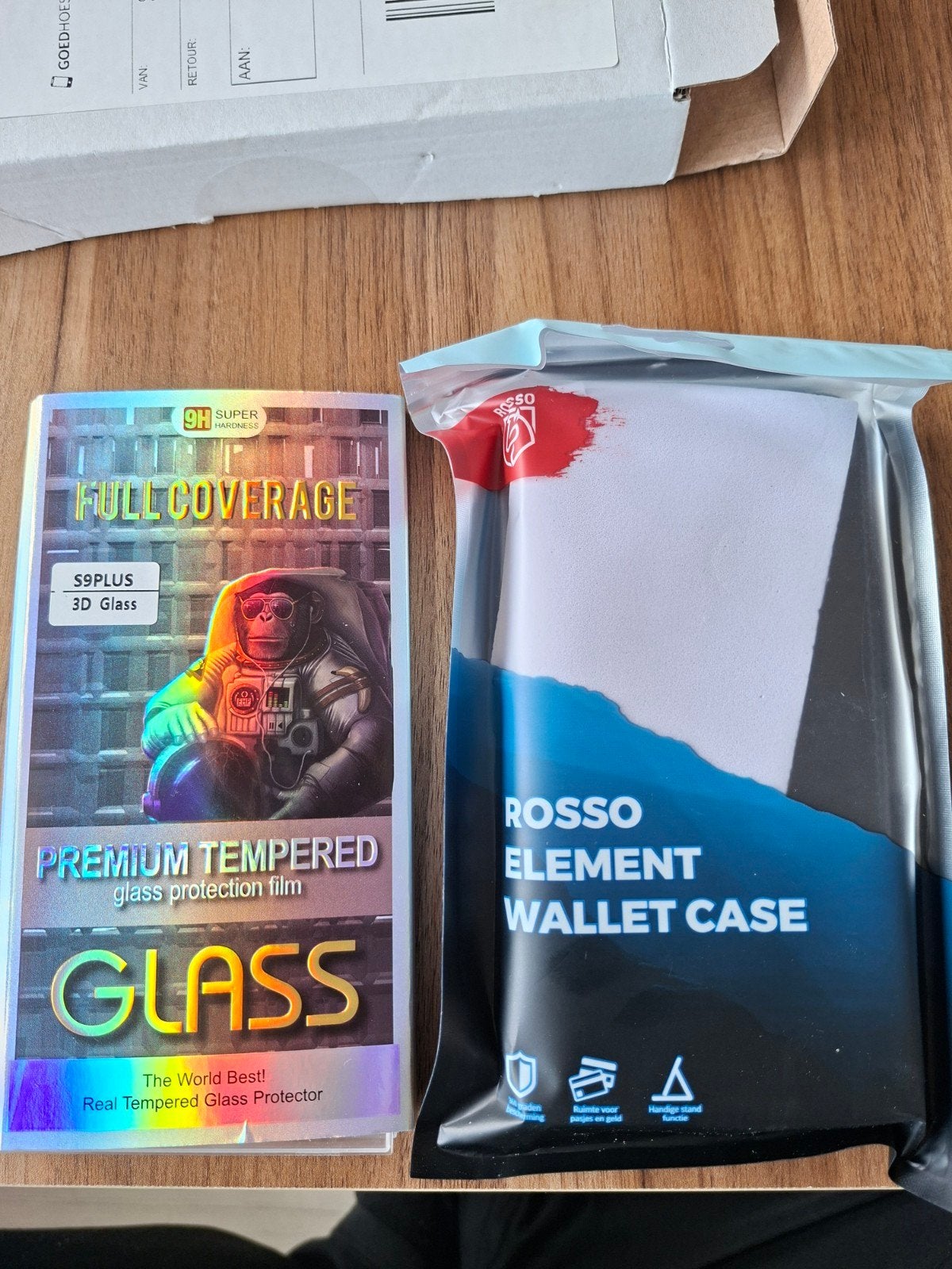 Beschermglas, en bescherm hoes Samsung Galaxy s9+, 64 GB, Ophalen of Verzenden, Nieuw, Zwart