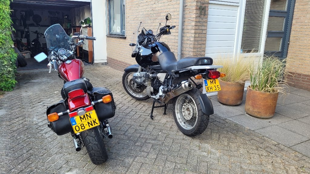 BMW GS. Goed onderhouden zwarte All road BMW GS van bj 1998., Motoren, 2 cilinders, Particulier, Toermotor, Cardan-aandrijving