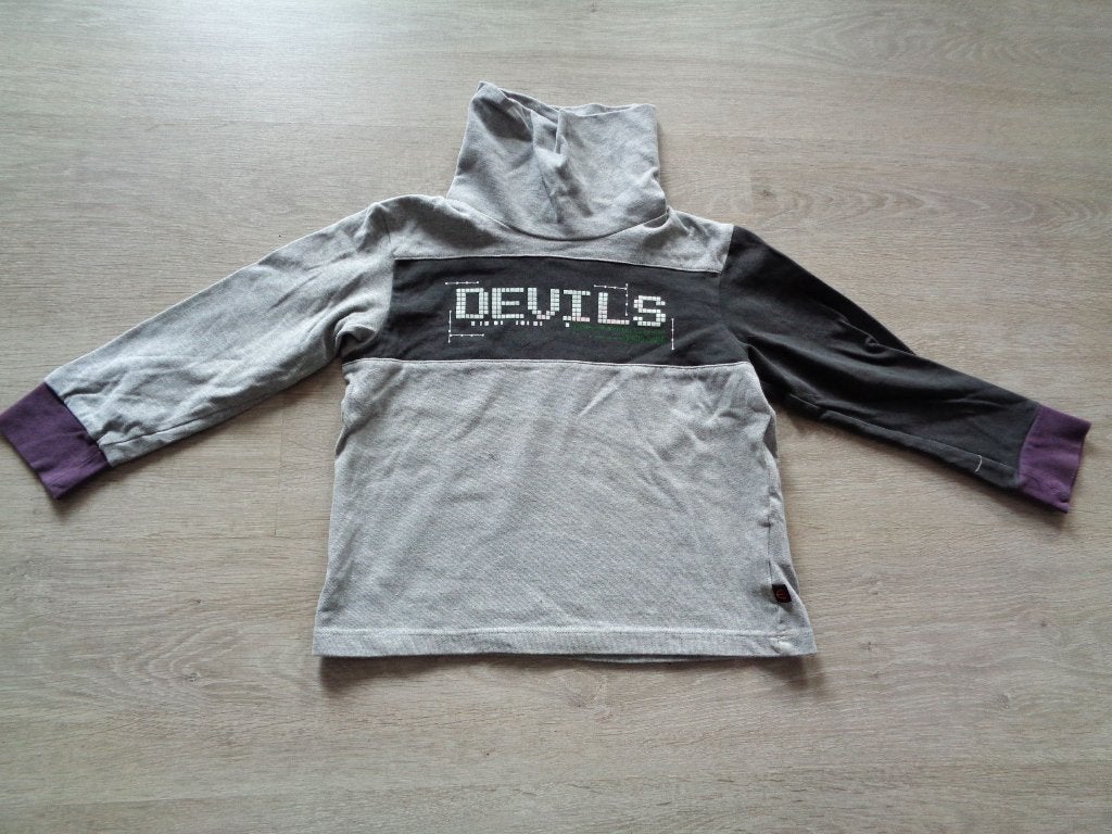 Devils - Roberto Cavalli trui - maat 6 - 121, Kinderen en Baby's, Ophalen of Verzenden, Zo goed als nieuw, Maat 128
