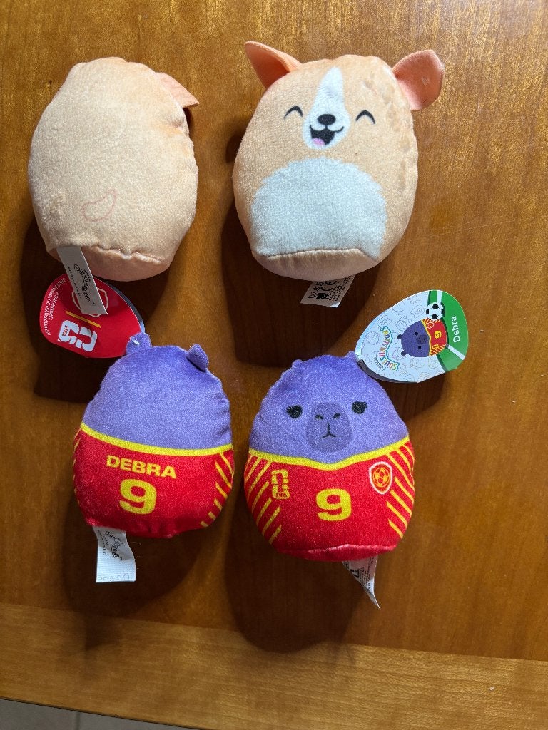 Squishmallows original McDonalds en overig 4 exemplaren, Ophalen, Overige karakters, Overige typen, Nieuw