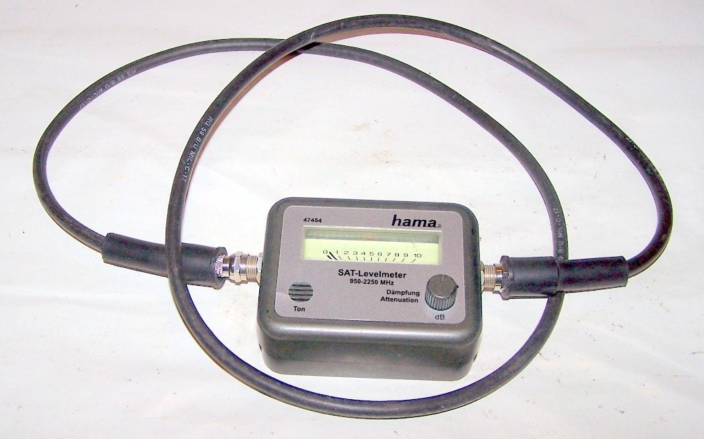 Hama Sat-levelfinder. Nwst., Overige merken, 50 Hz, Ophalen of Verzenden, Zo goed als nieuw