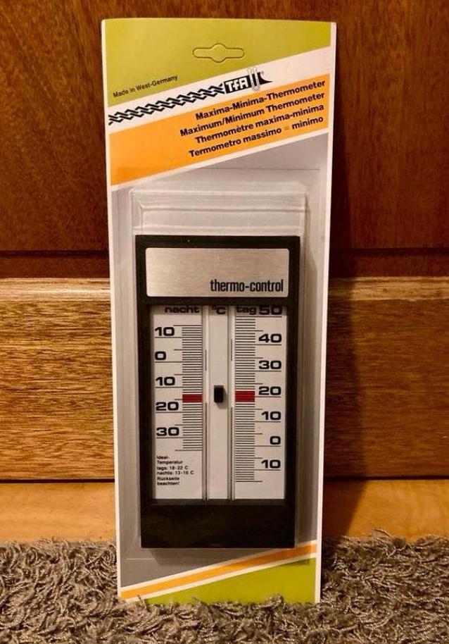 Nieuw - Retro maxima-minima-thermometer, Ophalen of Verzenden, Nieuw