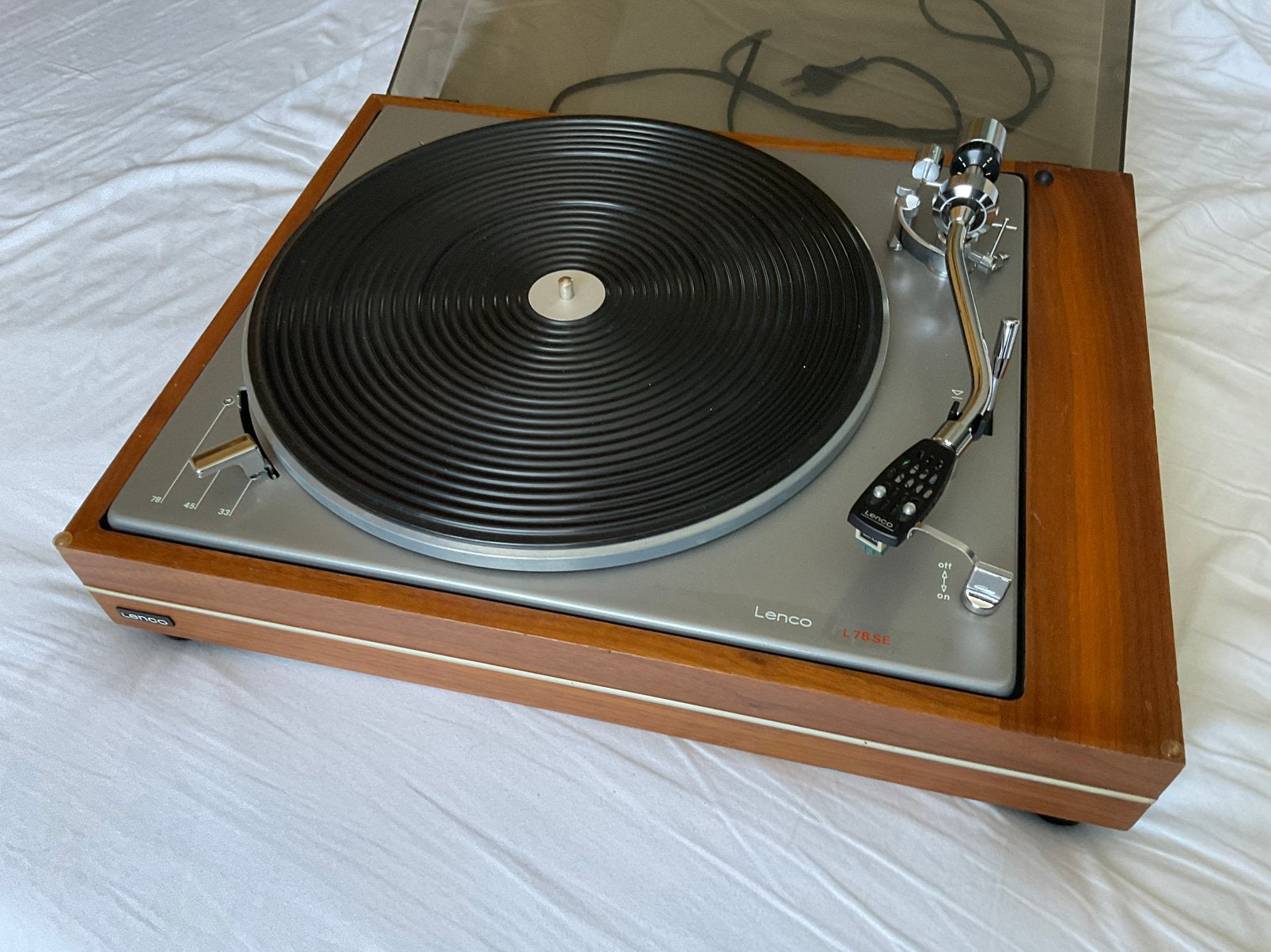 Lenco L78se, prachtige speler., Audio, Tv en Foto, Platenspelers, Ophalen of Verzenden, Zo goed als nieuw, Overige merken
