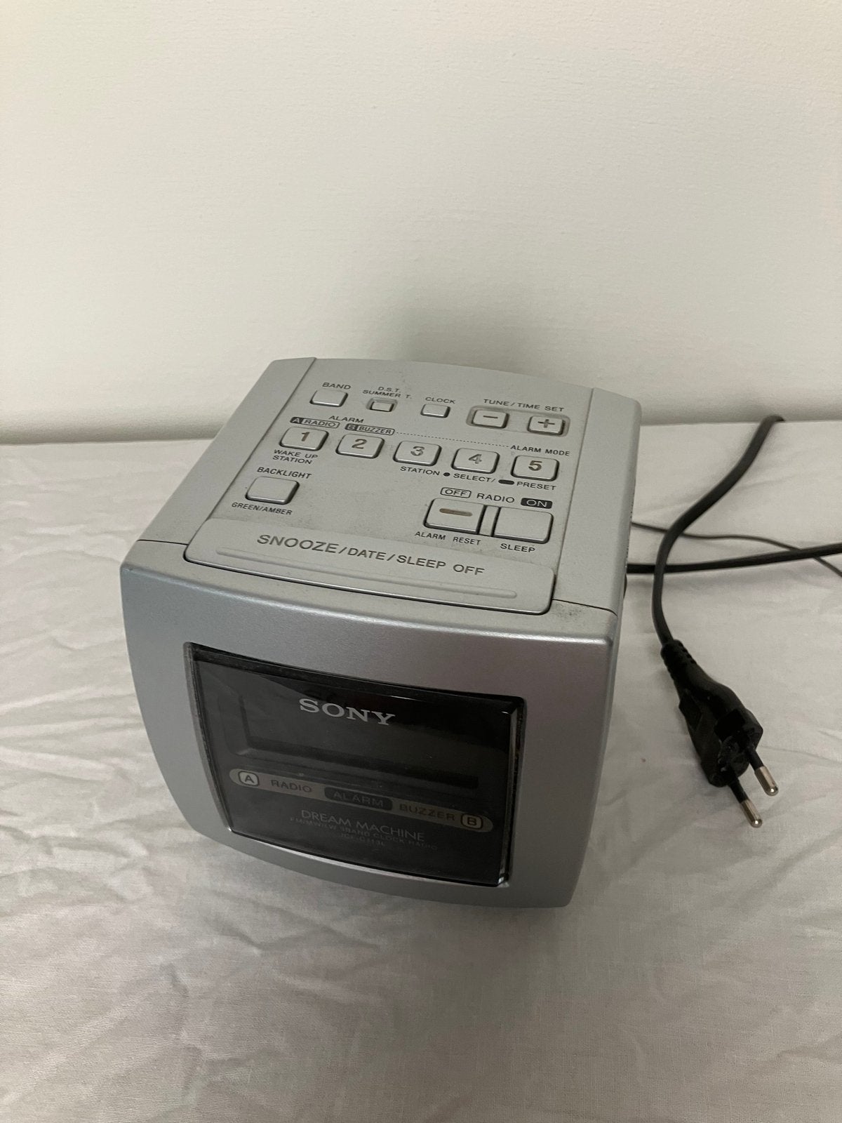 Sony Dream Machine ICF-C11L Wekkerradio - Compact & Function, Ophalen of Verzenden, Gebruikt, Analoog