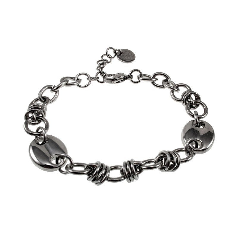 16-20cm Koffieboon Schakel Armband Unisex Gepolijst RVS, Staal, Birgitta-Gracht 33, 6465 EL Kerkrade, Nederland, Verzenden, Nieuw