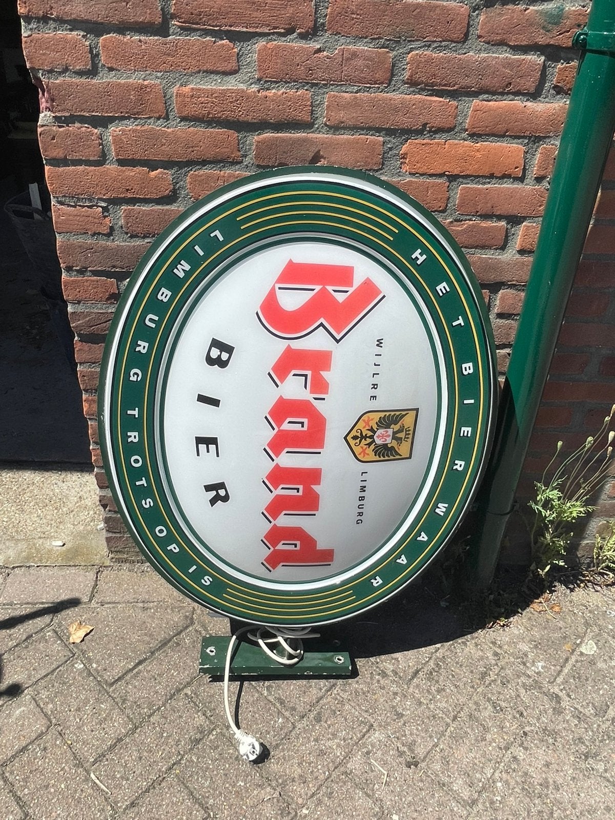 Brand bier lamp, Ophalen, Zo goed als nieuw, Overige typen, Brand