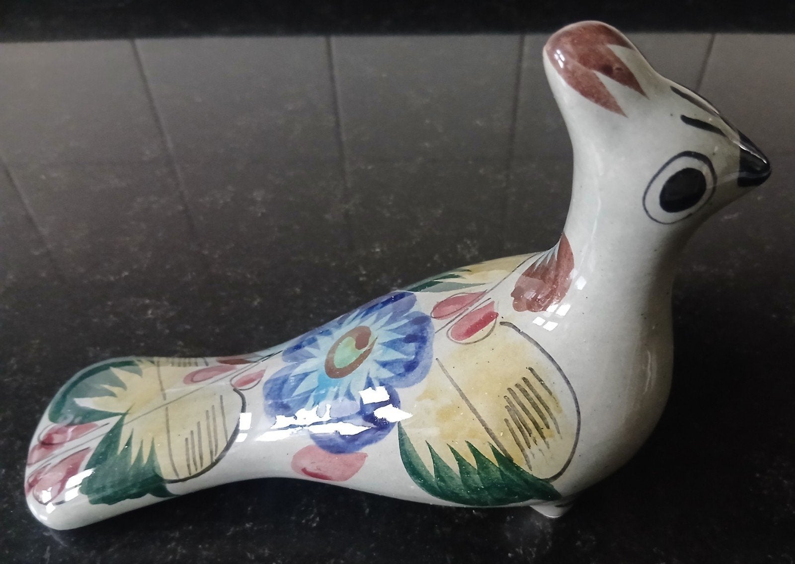 Vintage Tonala vogel mexicaans aardewerk, Ophalen