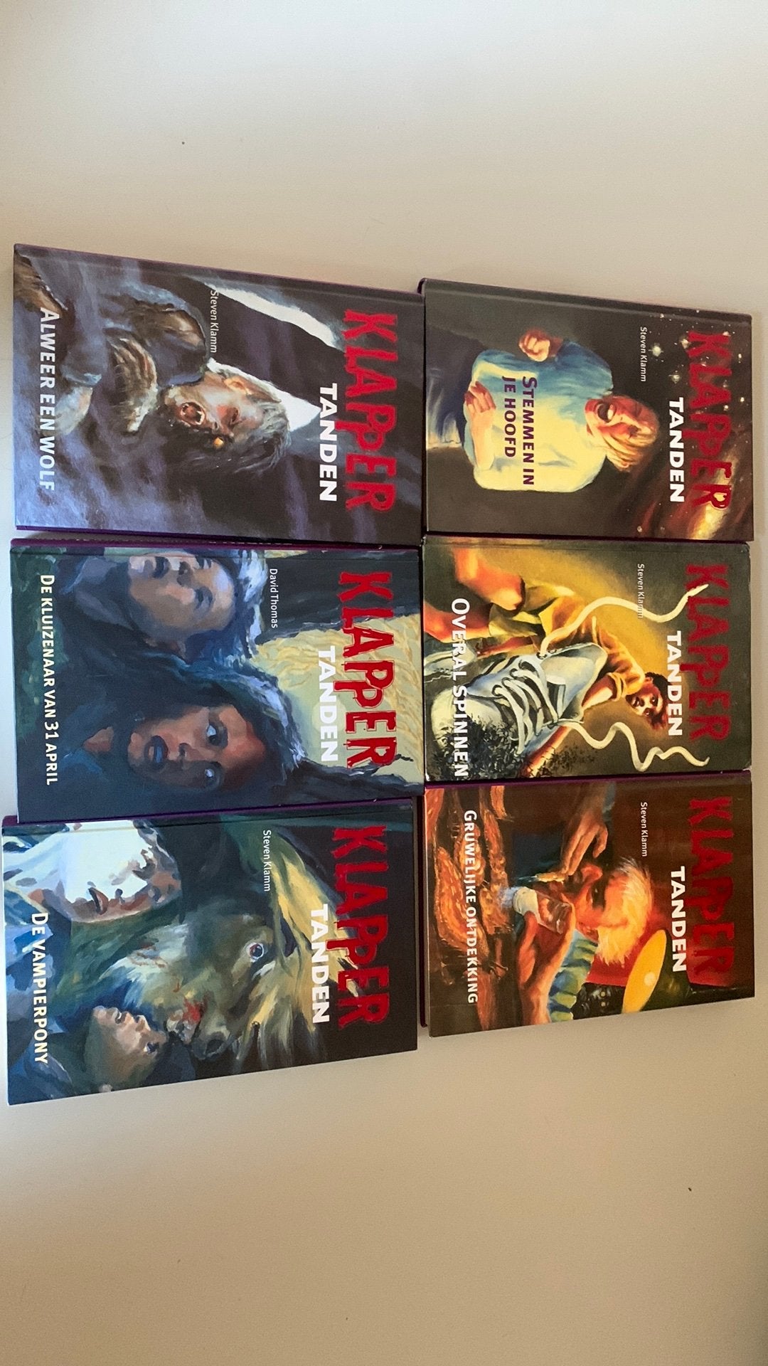 6 klappertanden boeken, Ophalen of Verzenden, Zo goed als nieuw