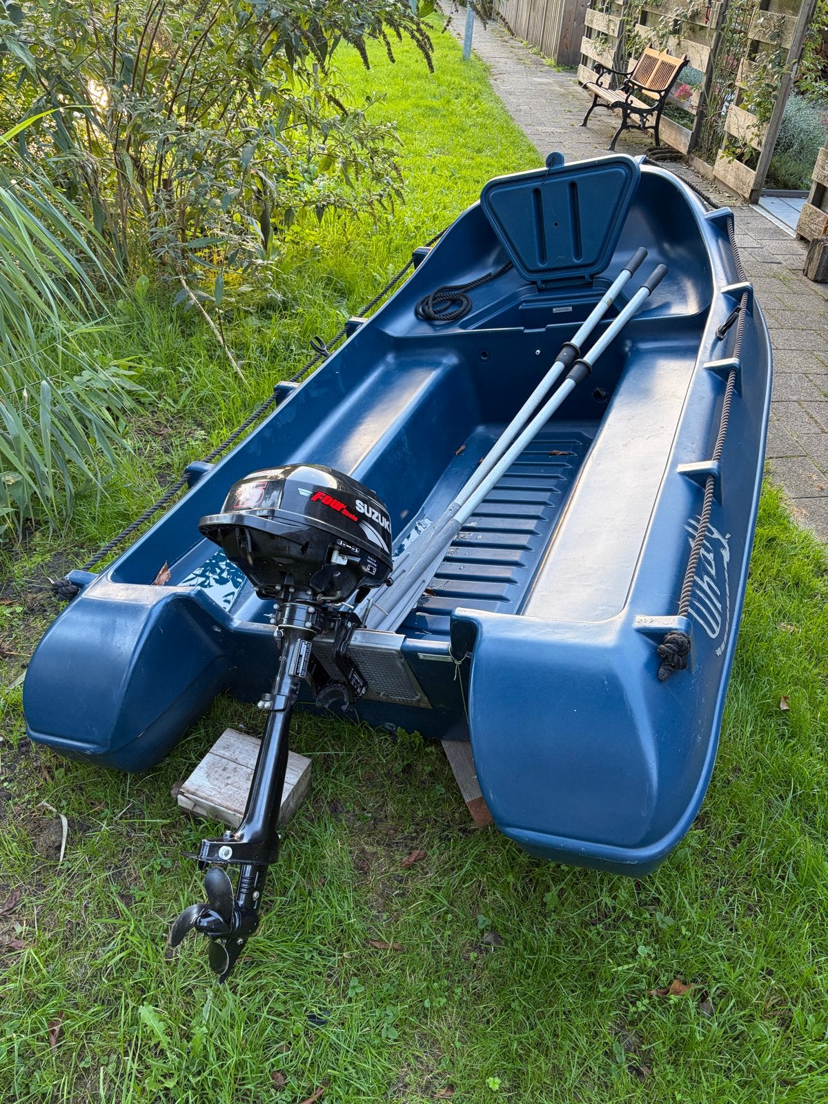 Whaly 270 met Suzuki 2.5 PK buitenboordmotor en dekzeil, Watersport en Boten, Overige merken, Gebruikt, Afdekzeil, Buitenboordmotor