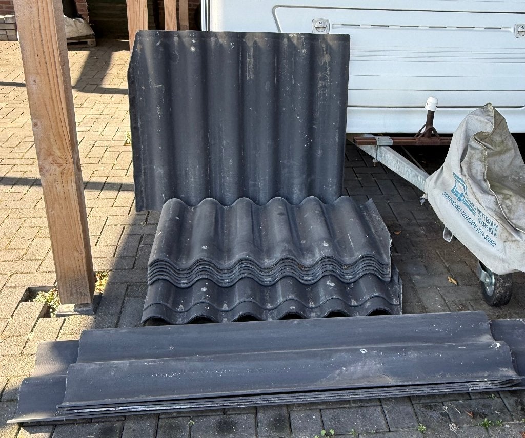 Golfplaten gratis, Ophalen, Overige materialen, Gebruikt, Zwart