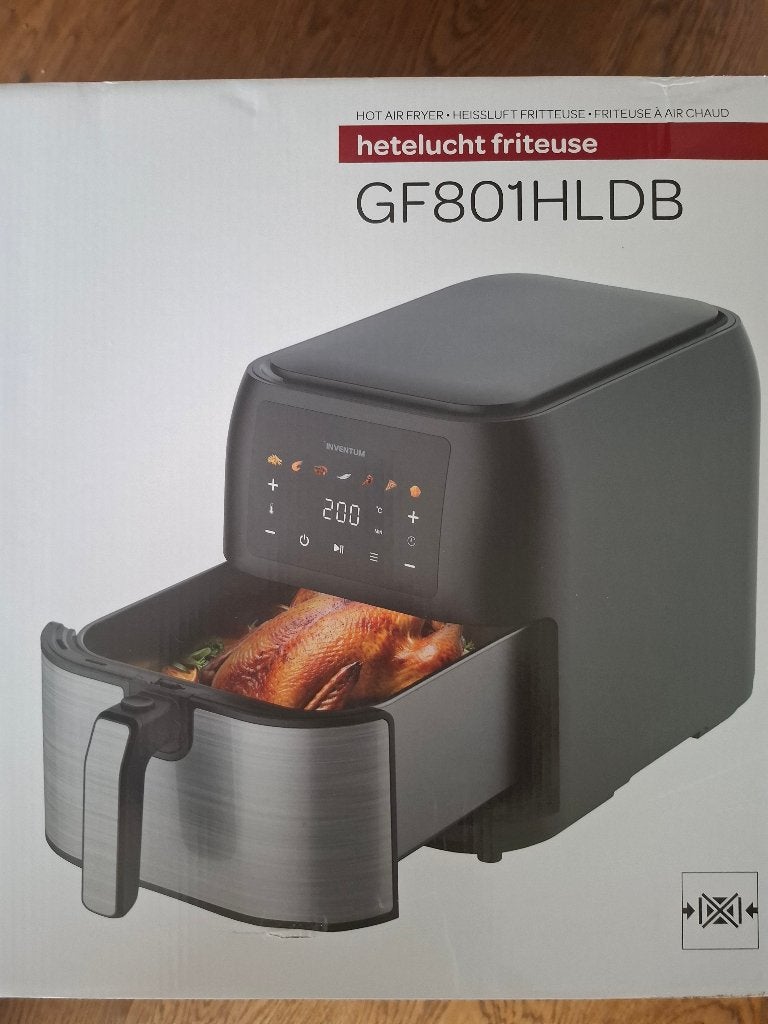 Inventum airfryer, Witgoed en Apparatuur, Ophalen, Nieuw, Airfryer, 1500 gram of meer