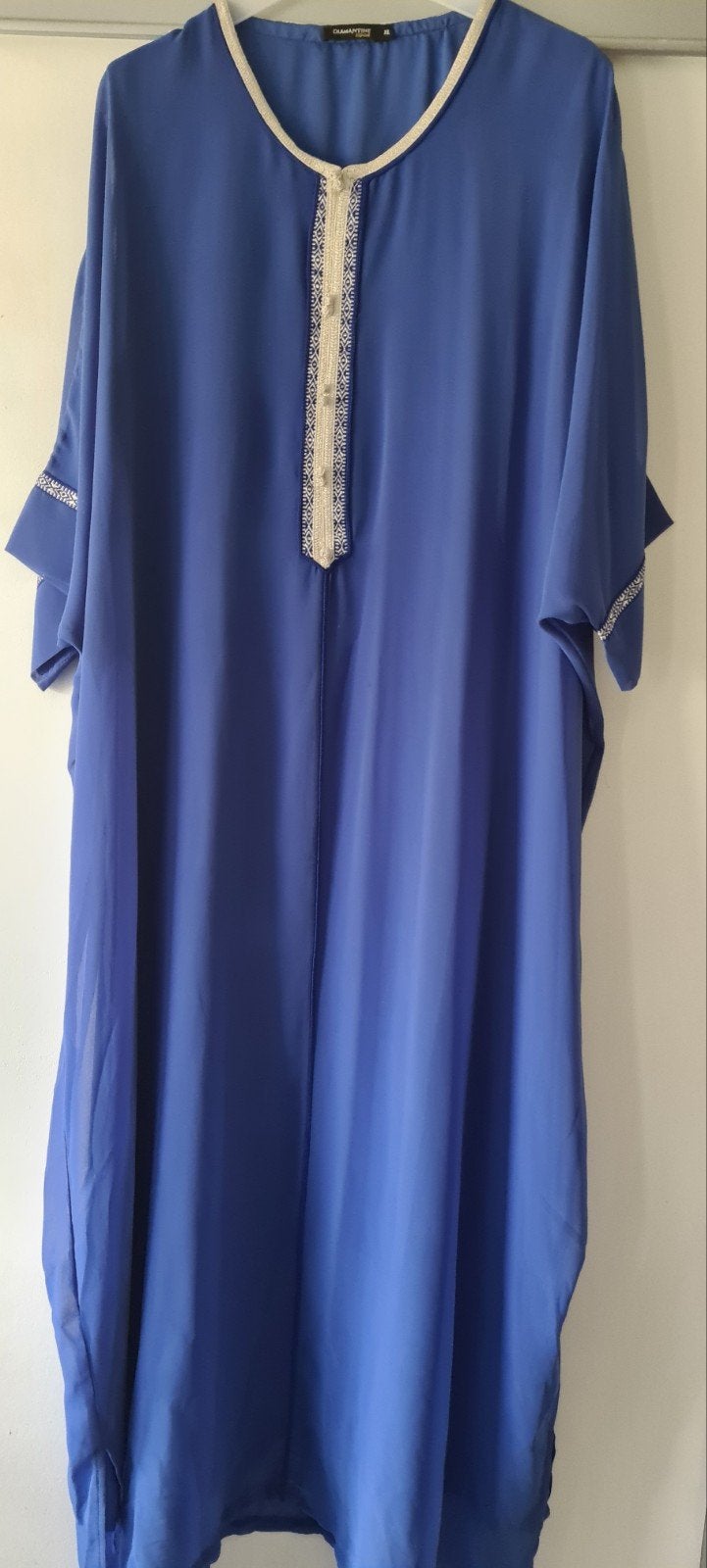 Diamantine Femme Blauwe Kaftan / Djellaba Dames XL, Overige typen, Blauw, Maat 46/48 (XL) of groter, Ophalen of Verzenden