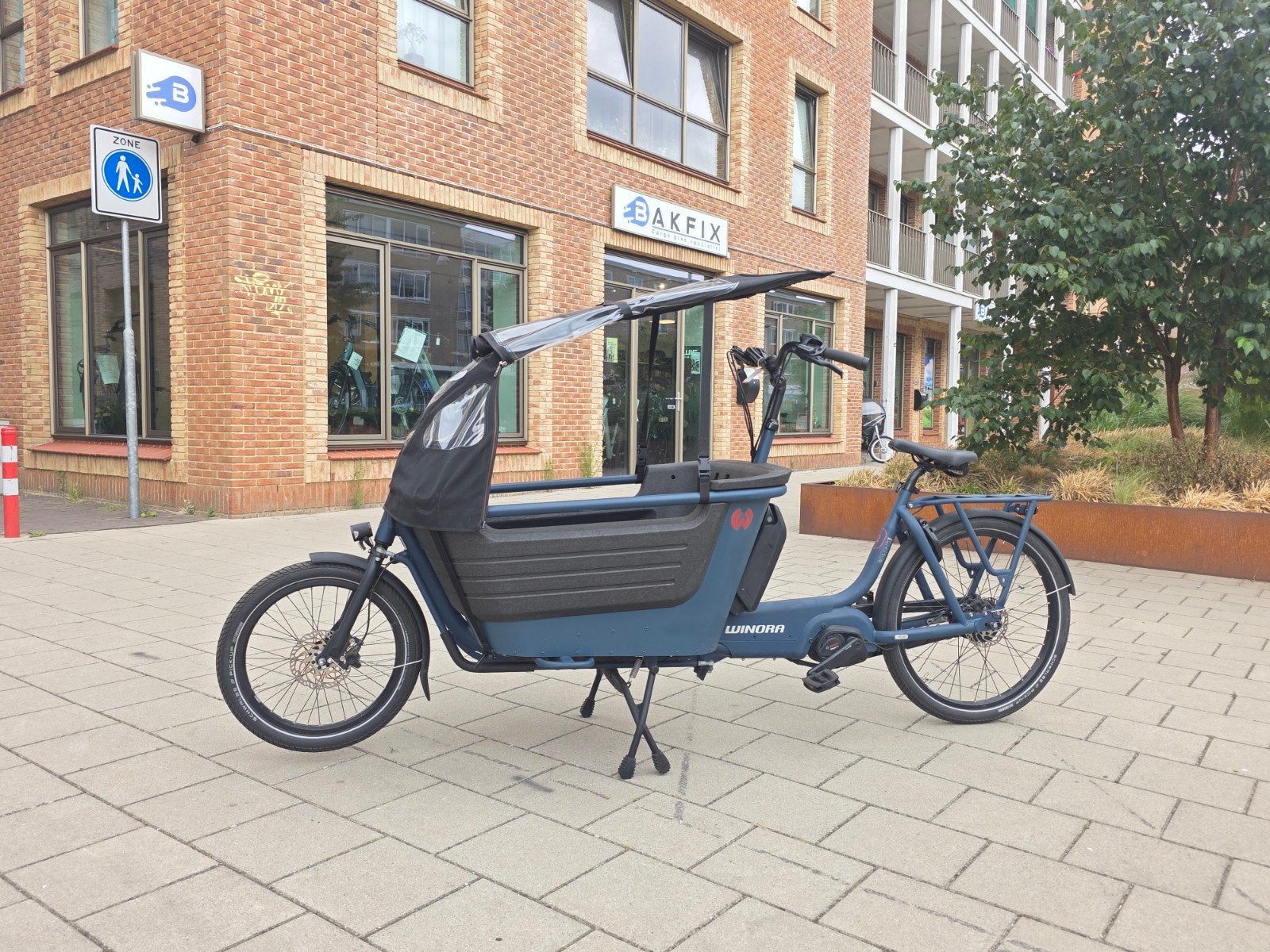 Winora Fub 2  bakfiets met Bosch Cargo line middenmotor Line, Overige merken, Huif, Info@winora.com, Ophalen of Verzenden