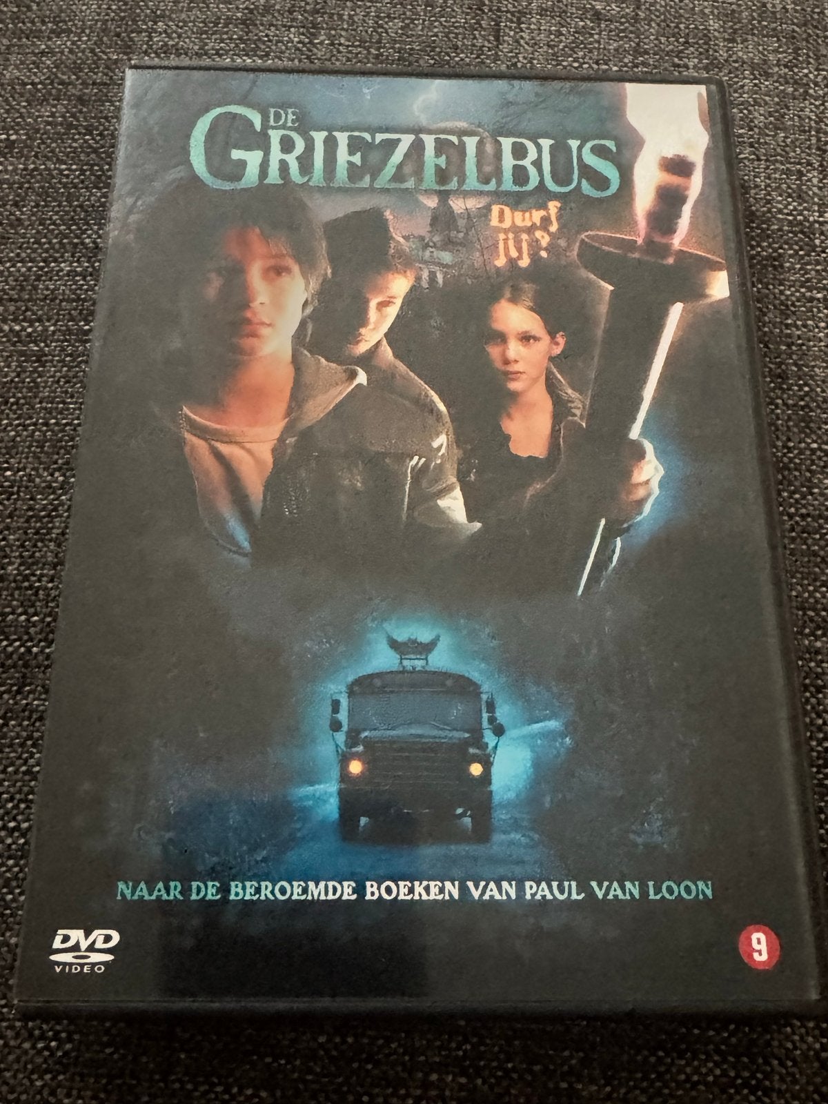 De Griezelbus DVD - Spannende familiefilm, Bonusmateriaal, Zo goed als nieuw, Vanaf 6 jaar, Familie