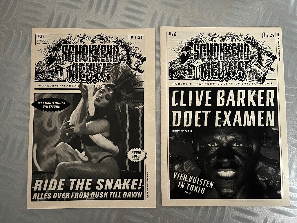 10 x "Schokkend Nieuws" tijdschrift, Ophalen of Verzenden, Gelezen, Muziek, Film of Tv