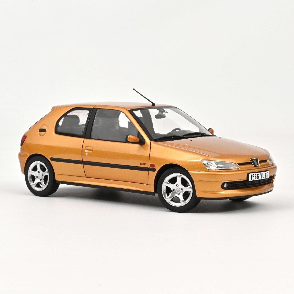 Peugeot 306 S16 1997 Blaze Geel  schaal 1/18 NOREV R. 184940, Verzenden, Nieuw, Auto, Norev