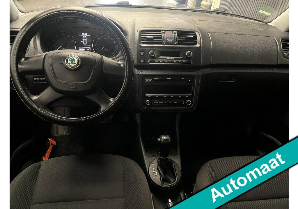 Skoda Fabia 1.2 TSI Elegance - 2e eigenaar - NAP - Automaat, Euro 5, Stof, Gebruikt, Zwart