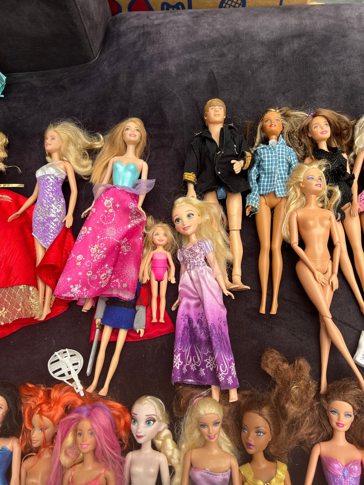 Grote Barbie collectie met huis en accessoires, Ophalen, Gebruikt, Barbie