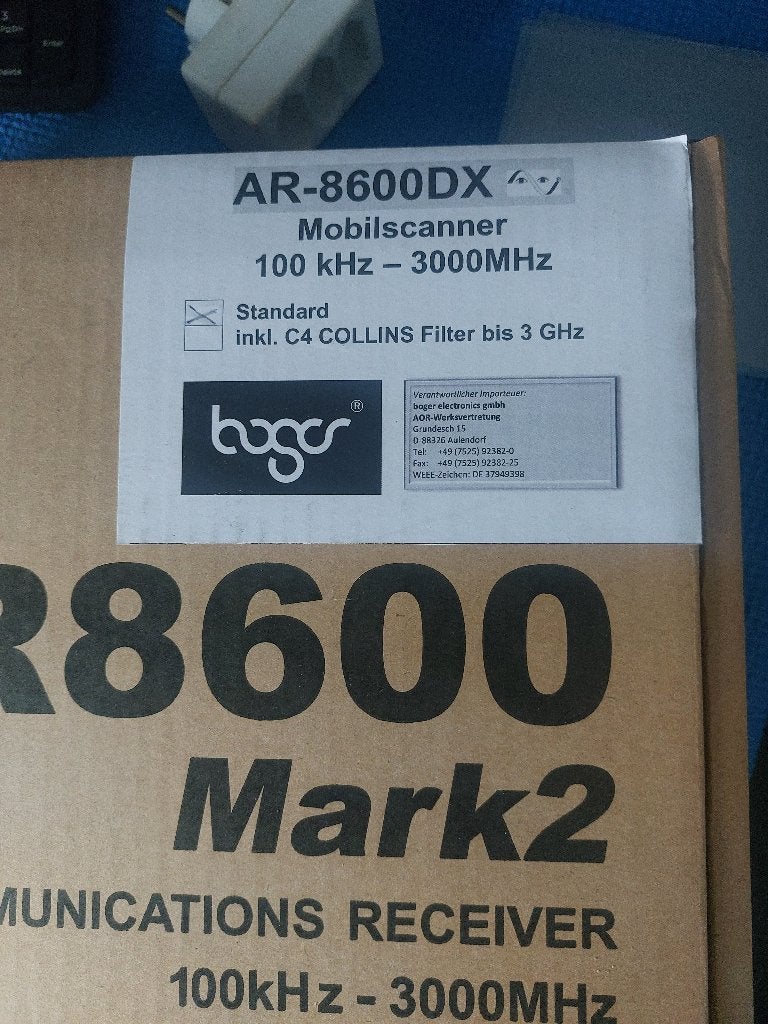 Aor ar8600mk2 DX  boger, Telecommunicatie, Zenders en Ontvangers, Ophalen of Verzenden, Zo goed als nieuw, Ontvanger