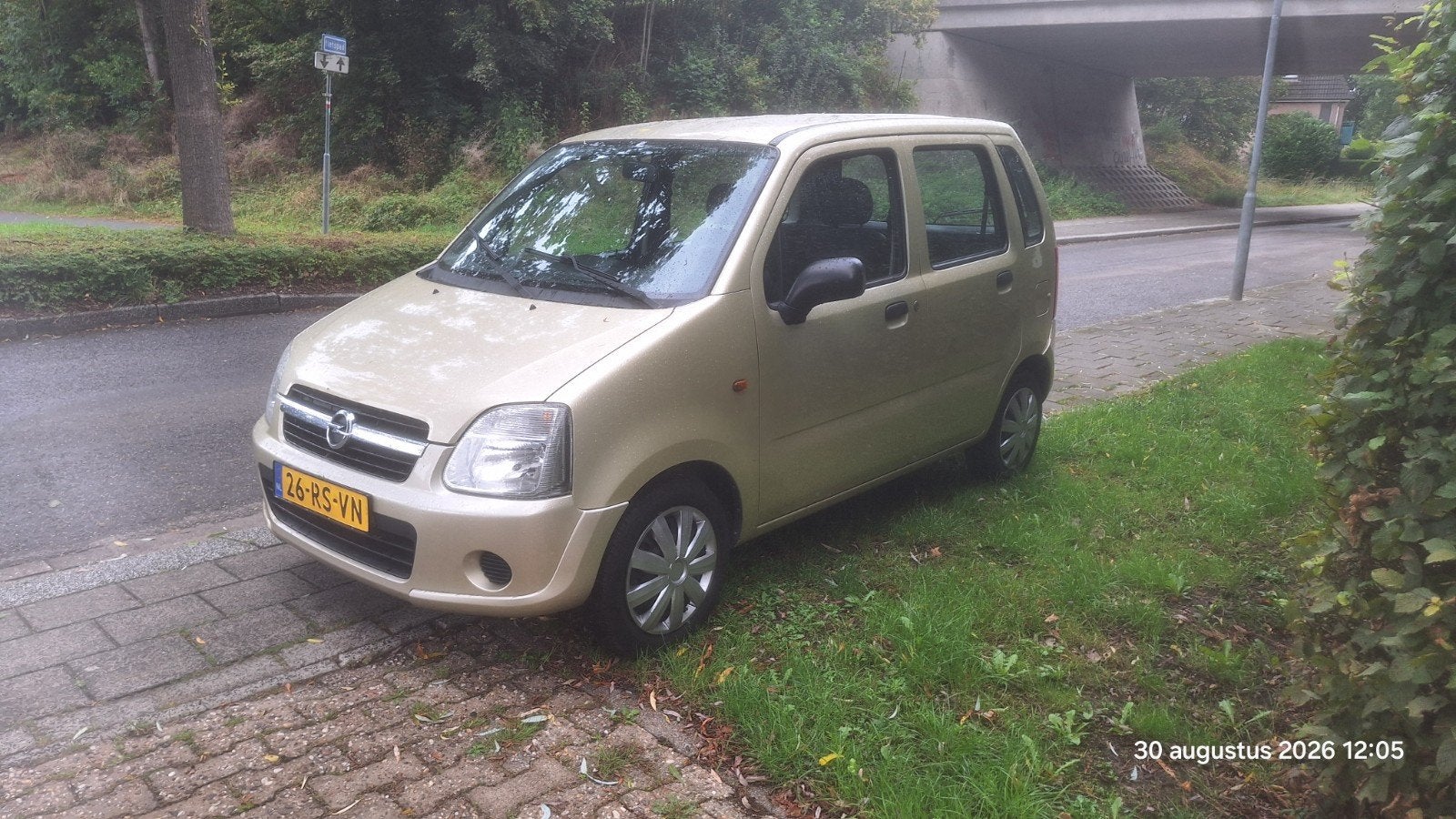 Opel Agila 1.0 2005 Geel, Voorwielaandrijving, 31 €/maand, Handgeschakeld, Particulier