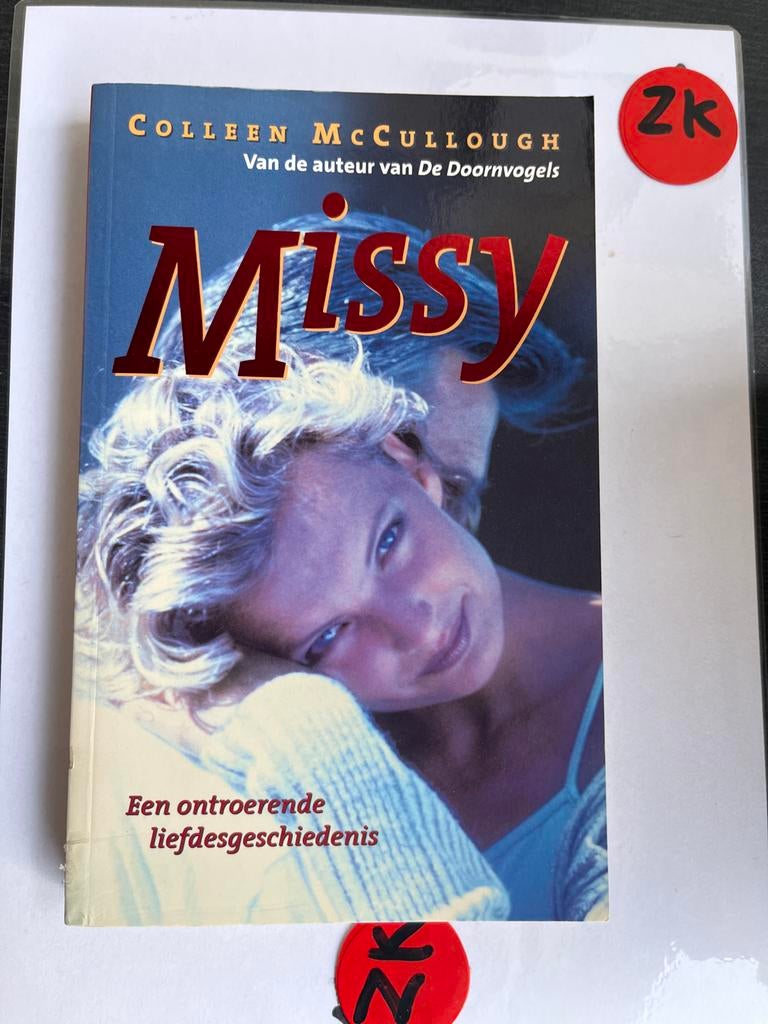 Missy - Colleen McCullough (Ontroerende liefdesgeschiedenis), Boeken, Ophalen of Verzenden, Zo goed als nieuw, Europa overig