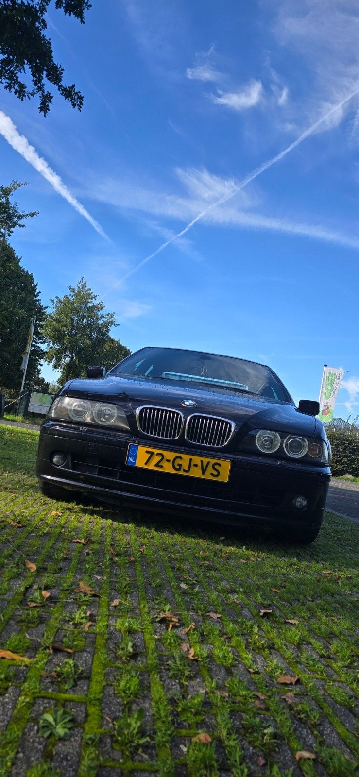 BMW 5-Serie 3.0 I 530 AUT 2001 Zwart N.A.P, Auto's, Automaat, Achterwielaandrijving, Zwart, Zwart