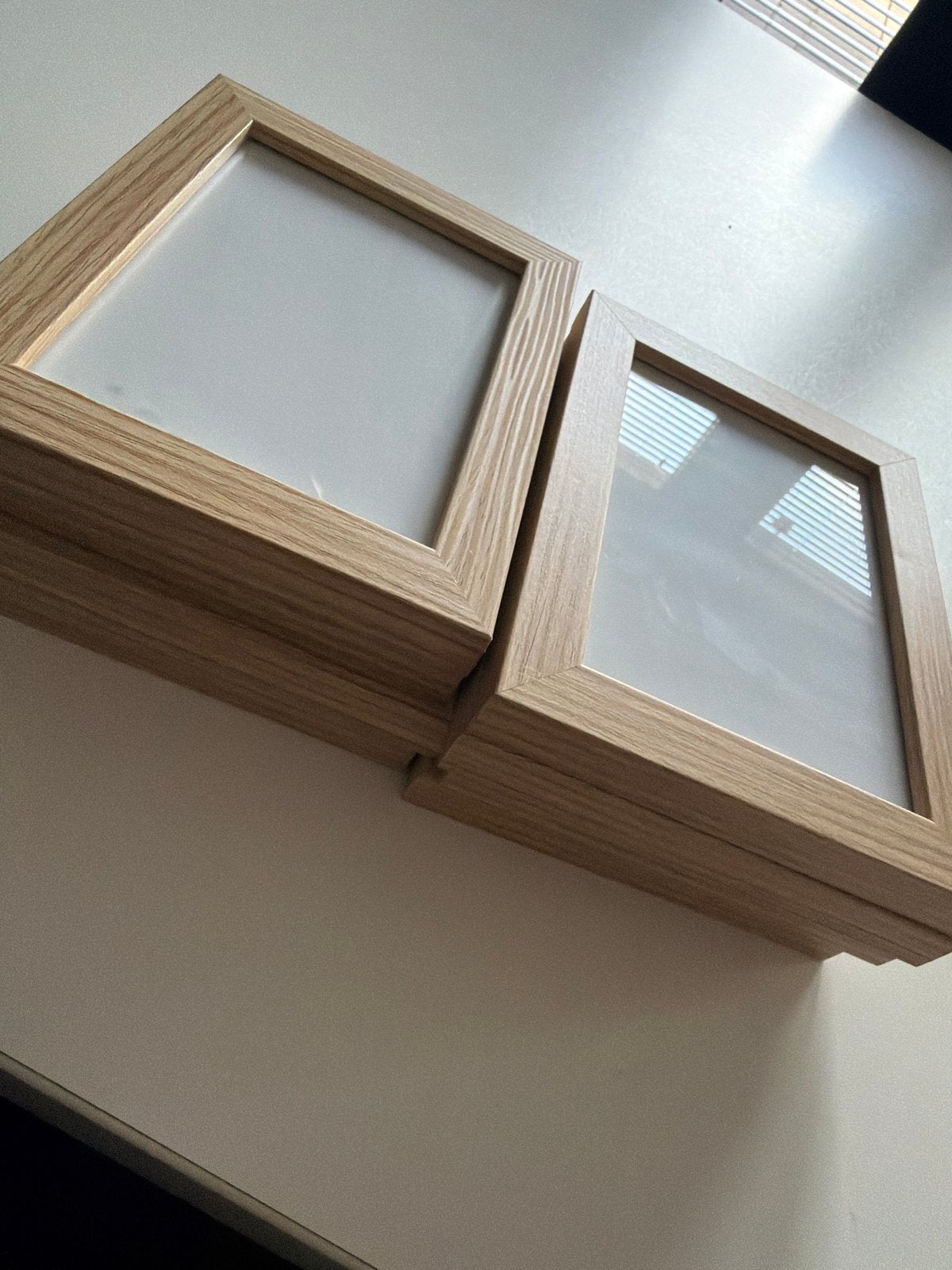 8 HEMA fotolijstjes 10x15 cm - Zo goed als nieuw, Beige, Ophalen of Verzenden, Zo goed als nieuw, Fotolijst
