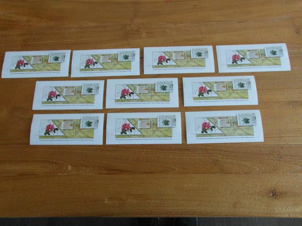 1414 10 Velletjes Filacept 1988 Postfris, Ophalen of Verzenden, Na 1940, Postfris