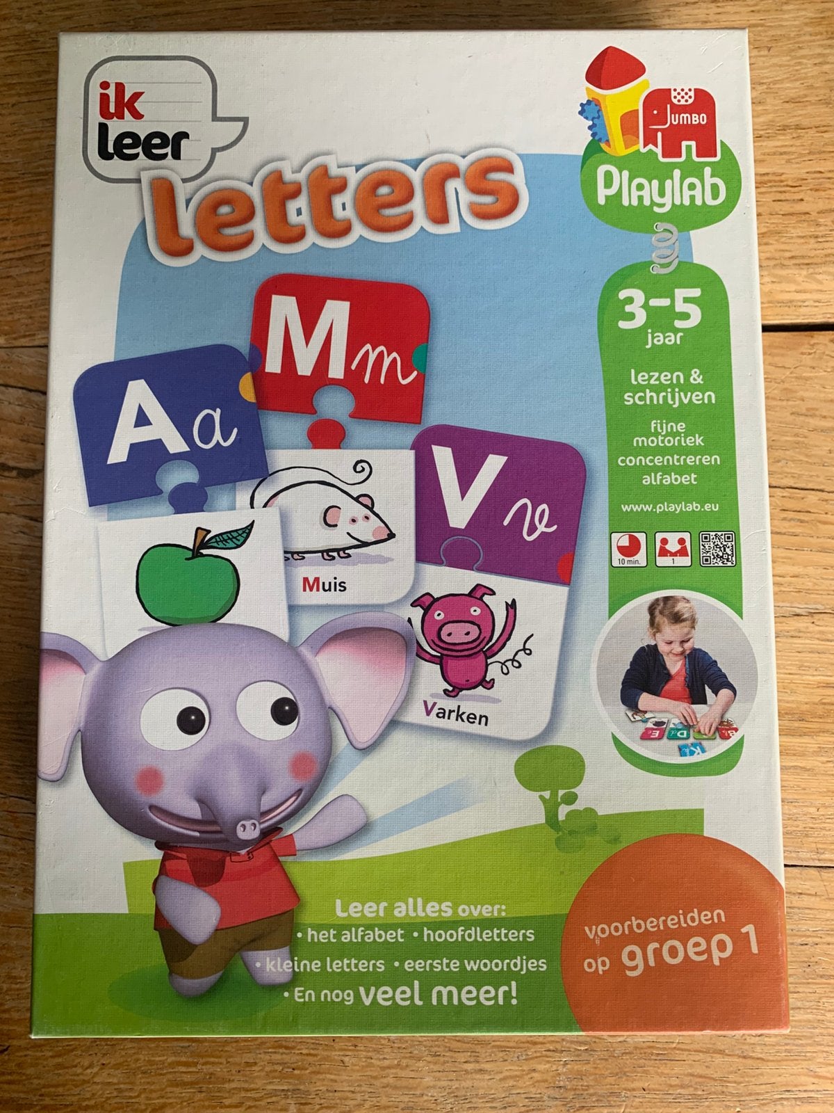 Ik leer letters puzzel, Kinderen en Baby's, Speelgoed | Educatief en Creatief, Ophalen, Zo goed als nieuw