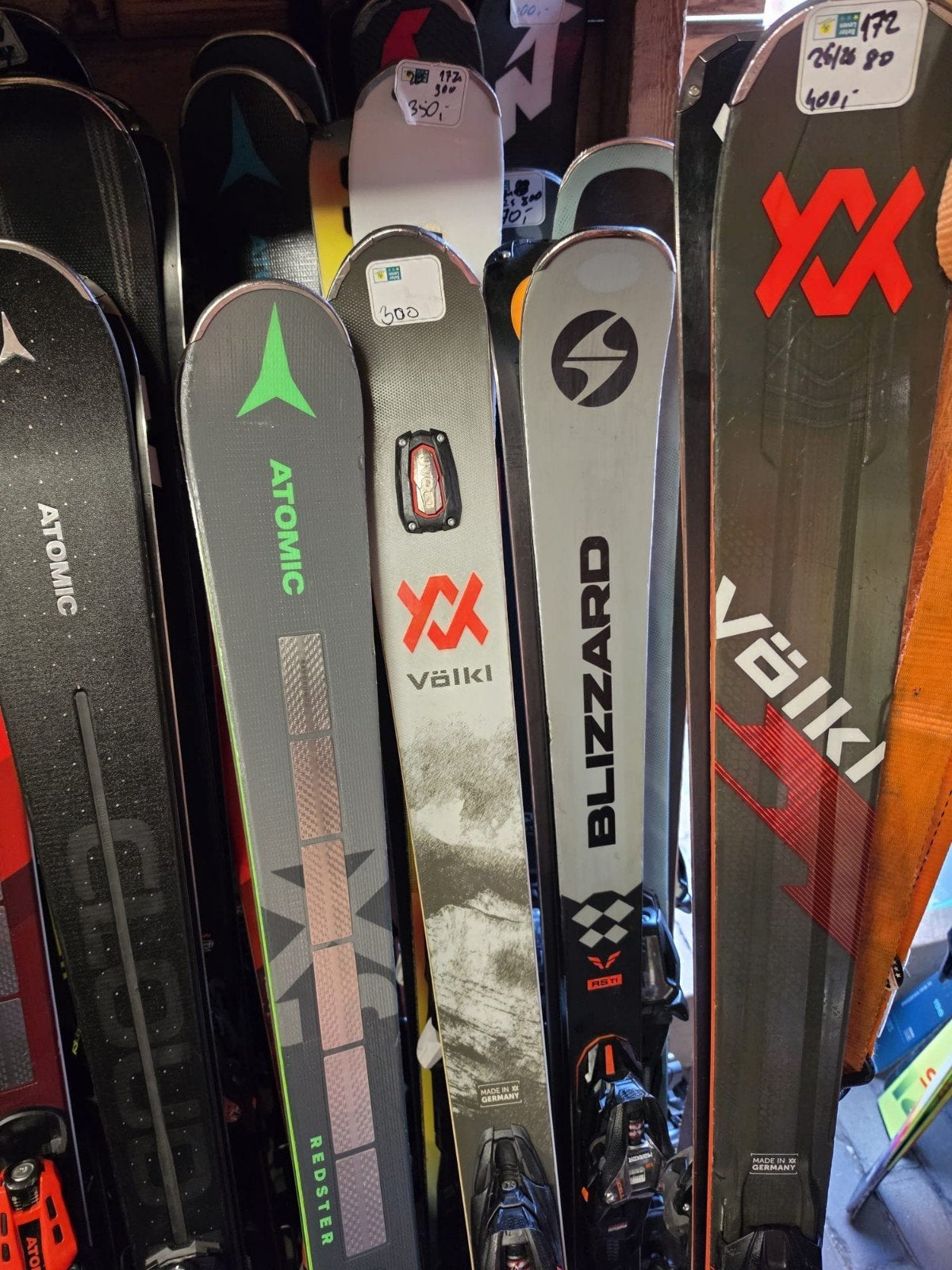grootste voorraad 2 hands skis, 160 tot 180 cm, Ophalen of Verzenden, Zo goed als nieuw, Carve