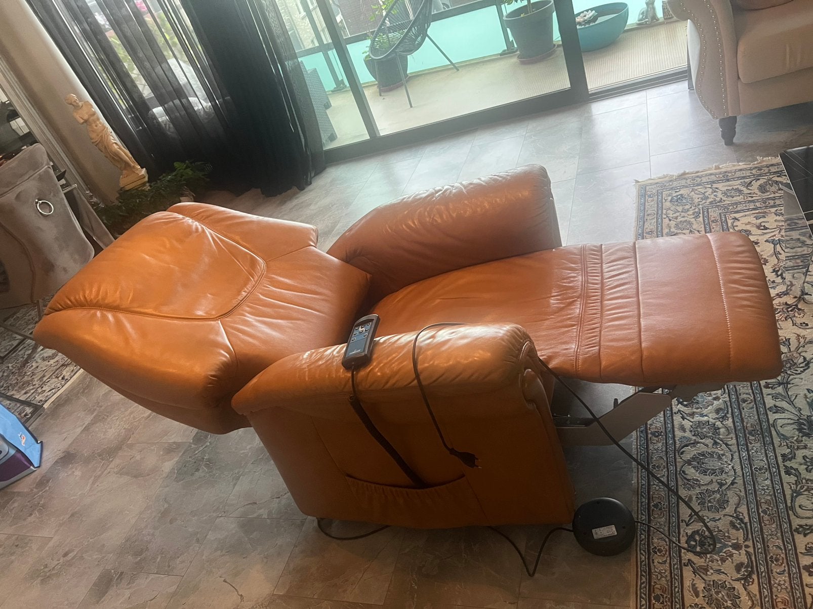 Himolla sta op stoel, Huis en Inrichting, Fauteuils, Ophalen, Minder dan 50 cm, Gebruikt, Minder dan 75 cm