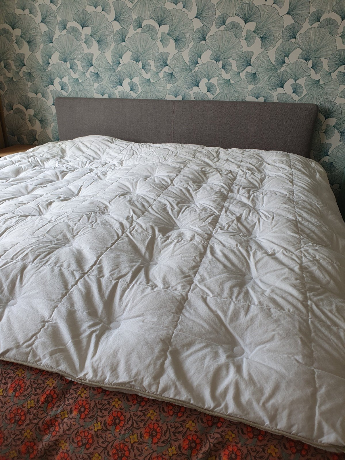 IKEA Blekvide Dons Dekbed 200x200 Tweepersoons, Gebruikt, Wit, Tweepersoons, Dons en Veren
