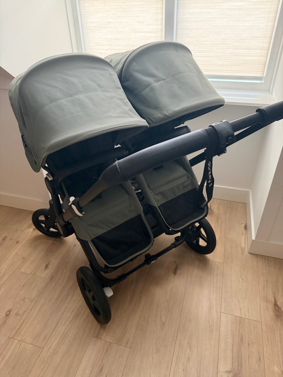 Bugaboo Donkey 5 duo tweelingkinderwagen, Ophalen, Zo goed als nieuw, Combiwagen, Duowagen