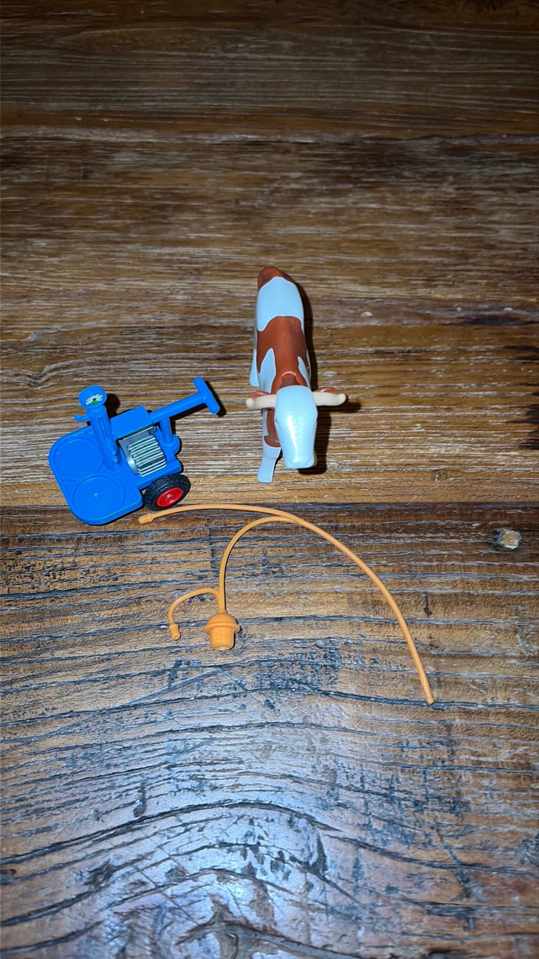 Playmobil losse onderdelen dieren koe boerderij melk, Ophalen of Verzenden, Gebruikt, Losse onderdelen, Figuren