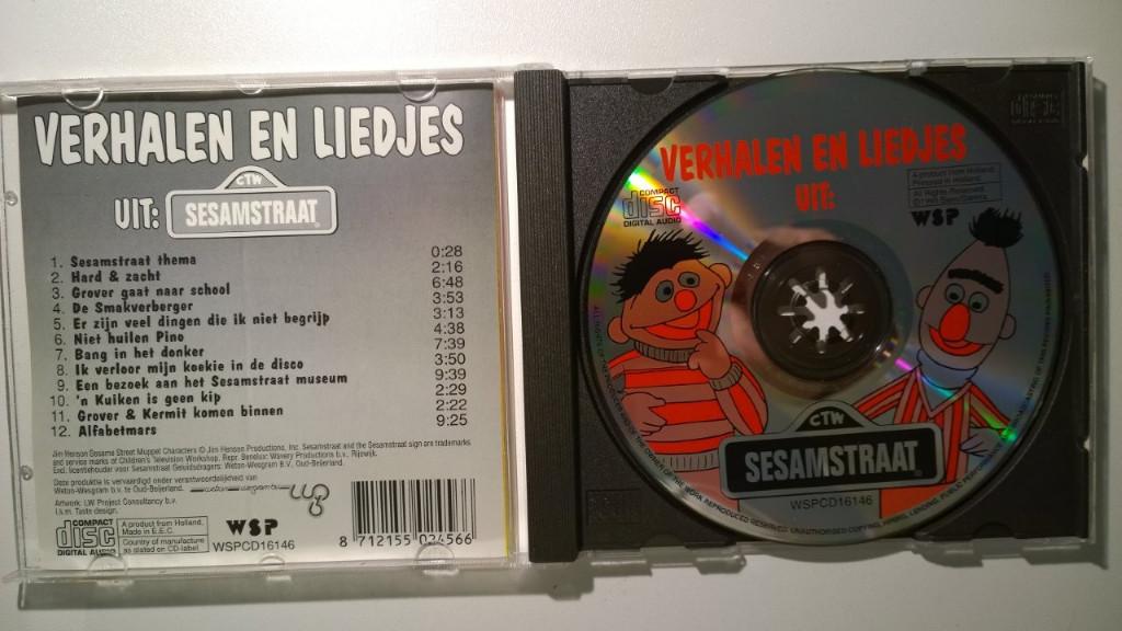 Sesamstraat - Verhalen En Liedjes Uit Sesamstraat, Ophalen of Verzenden, Zo goed als nieuw, Muziek, 6 tot 9 jaar