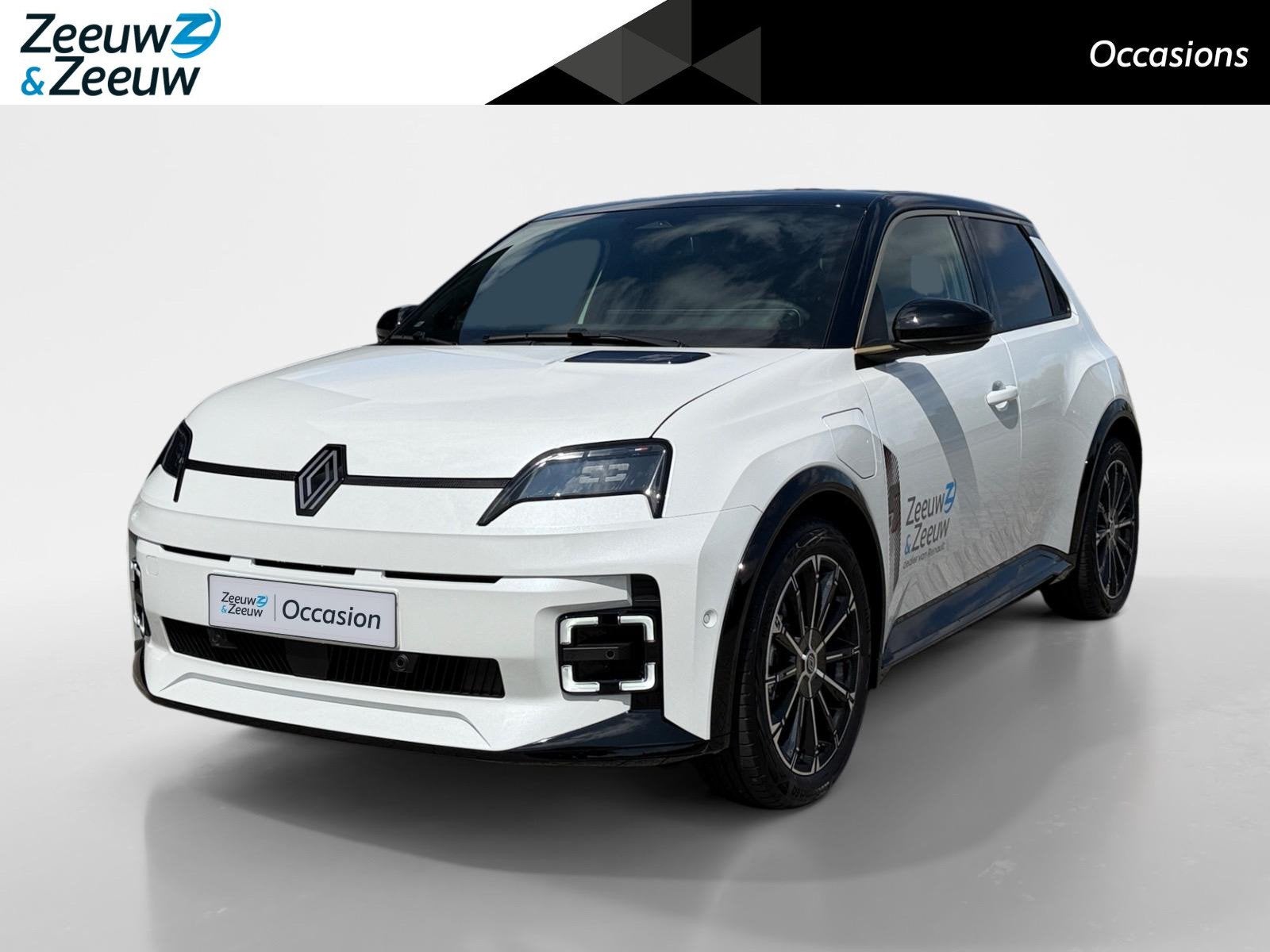 Renault 5 Comfort Range Iconic Cinq 52 kWh Automaat | DEMO |, Auto's, Stof, Gebruikt, Wit, Origineel Nederlands