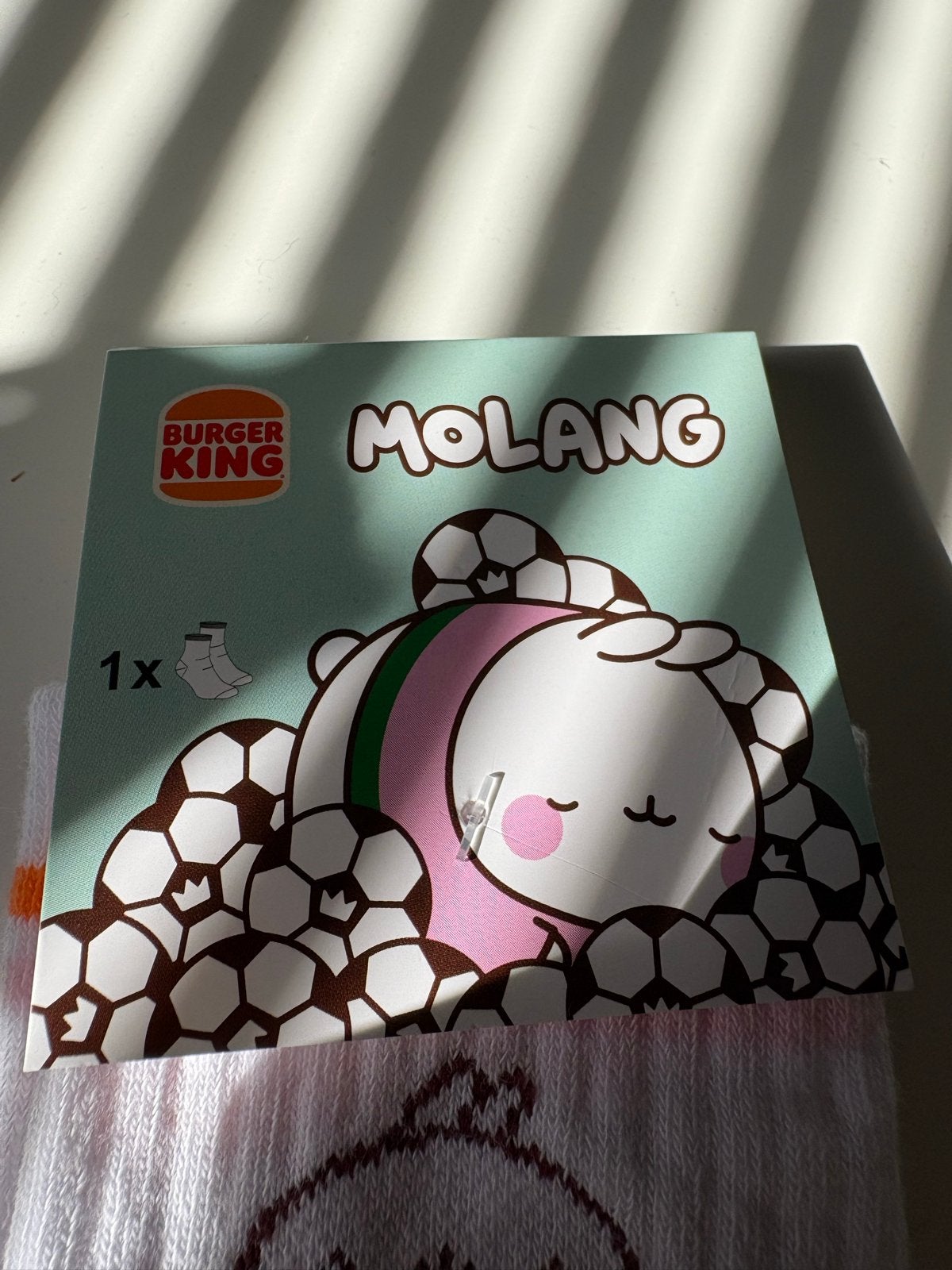 Burger King Molang Sokken - Nieuw, Verzamelen, Ophalen of Verzenden
