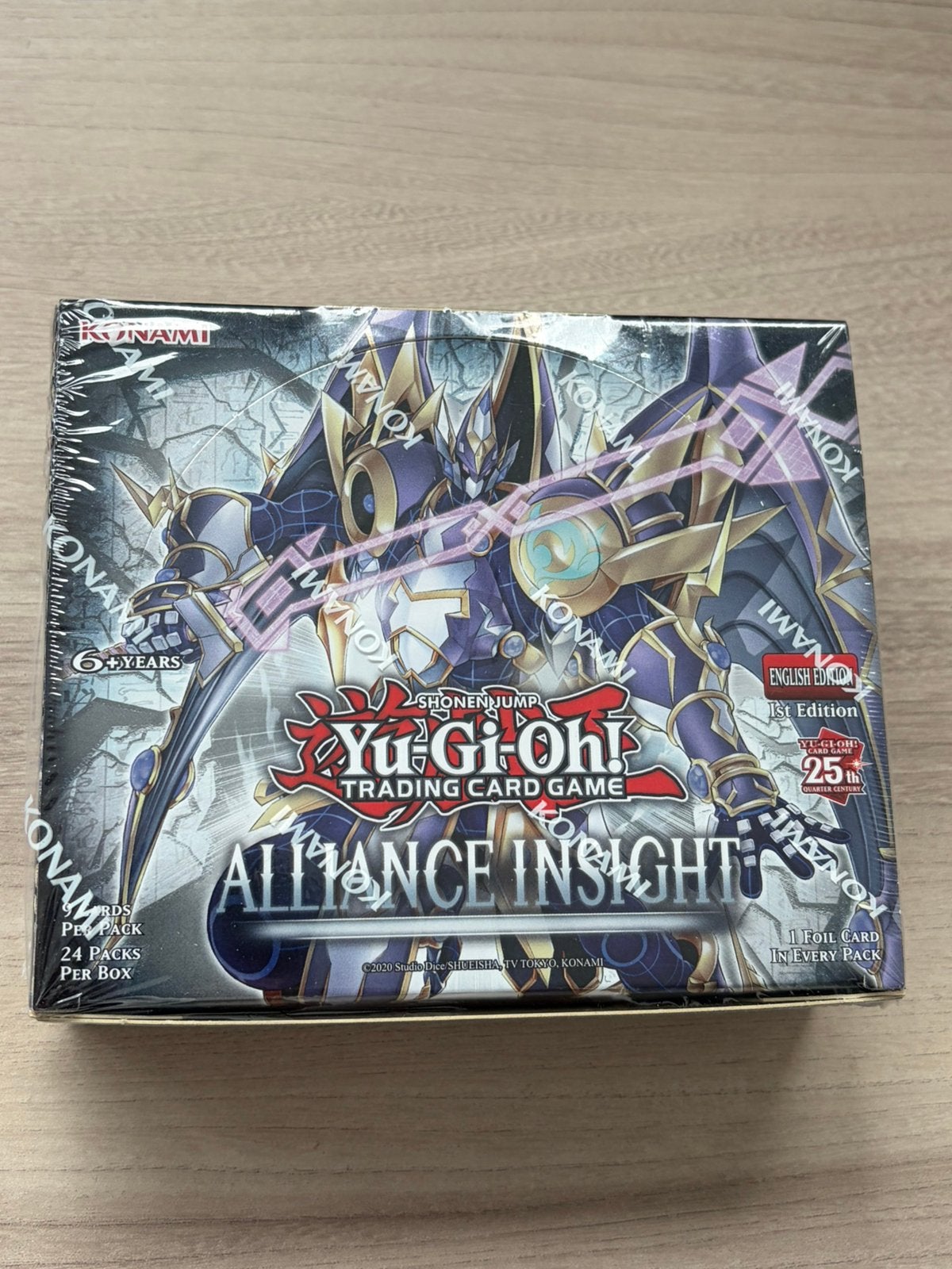 Yu-Gi-Oh! Alliance Insight Booster Box 24 Packs English, Ophalen of Verzenden, Zo goed als nieuw, Boosterbox, Foil